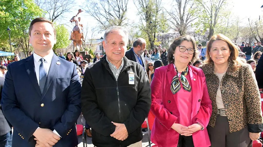 Javier Fuchslocher, delegado provincial presidencial; Renato Paredes, representante gobernador regional; Helen Díaz, directora general UdeC campus Los Ángeles y Sandra Bobadilla, alcaldesa de Antuco | La Tribuna