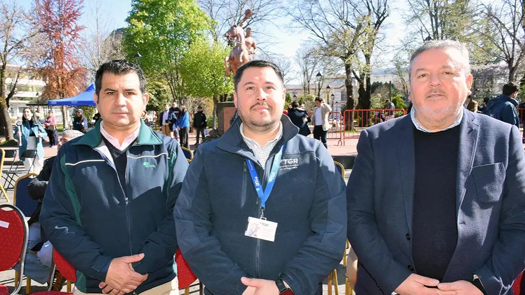 Juan Carlos Bascur, Conaf; Enrique Riquelme y José Muñoz, TGR. | La Tribuna