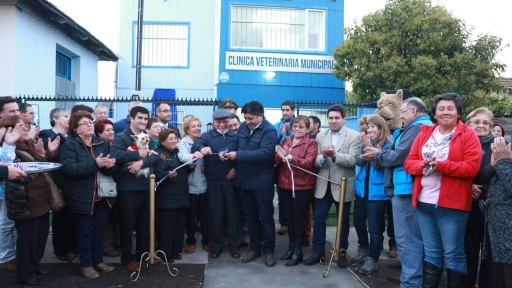 Mulchén inauguró su Clínica Veterinaria Municipal