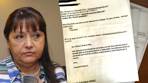 Polémica por filtración de correos entre concejala Myriam Quezada y empresa Núcleo Paisajismo