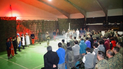 Colegios participaron en aniversario del Día de la Infantería del Ejército