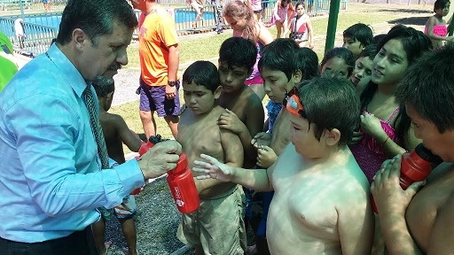 Seremi Quilodrán visitó centro de verano para hijos de temporeros en Santa Bárbara