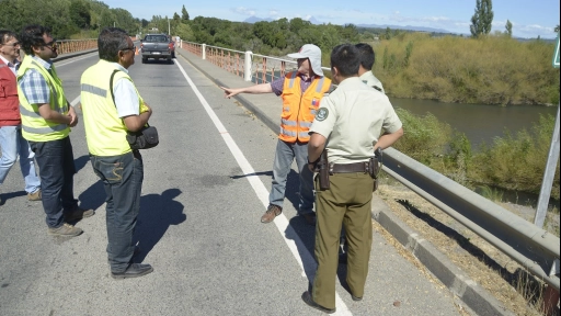 Instalarán viaducto provisorio mientras se repara puente en Tucapel
