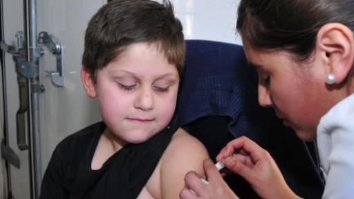 San Rosendo lidera vacunación contra el sarampión en la provincia