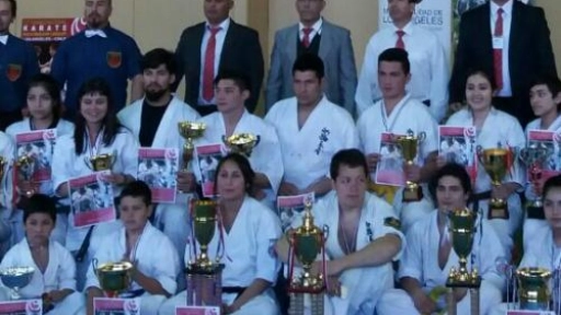 Con éxito se realizó nacional de karate en Los Ángeles