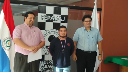 El ajedrecista Cristian Estrada destacó en Sudamericano en Paraguay