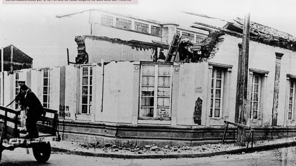 1, terremoto de 1960, esquina de Colo Colo con Valdivia, 