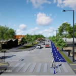 41, Representación gráfica de proyeto de avenida Ferrocarril, 