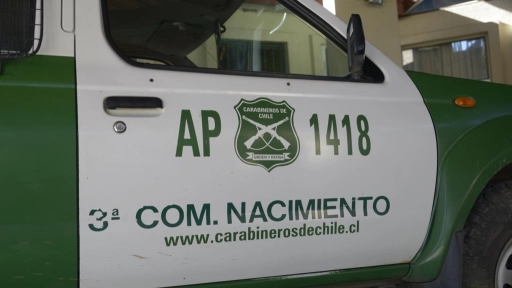 Sorprenden a hombre con 24 fuegos artificiales en Nacimiento: Fue detenido por Infracción a la Ley de Armas