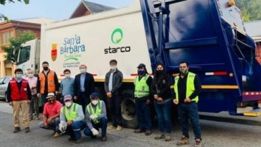 En Santa Bárbara: Arriendan nuevo camión recolector de basuras para la comuna