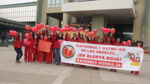 En alerta se declaran matronas y matrones en Los Ángeles por cambio del Código Sanitario