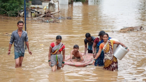 Decenas de muertos producto de inundaciones en India