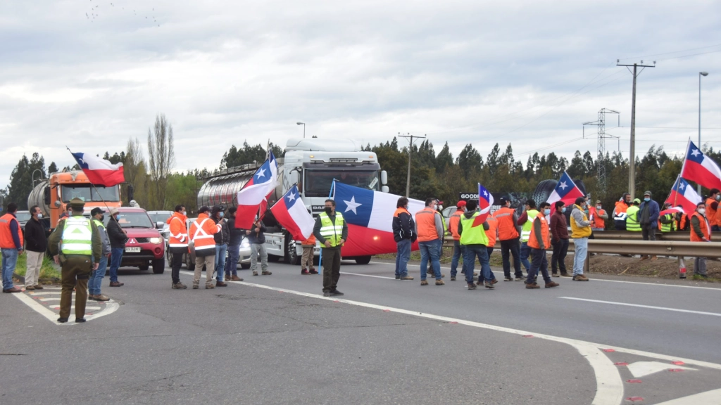 Manifestacion-Paro-Camioneros-Trabajadores-forestales-18, 