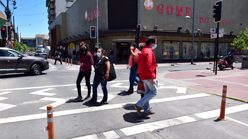 Gente, centro, covid, Los Angeles, Vias peatonales (65), 