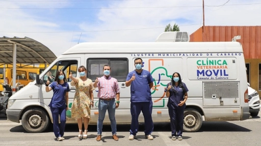 Cabrero: Veterinaria móvil irá en apoyo de animales afectados en incendios de Quillón