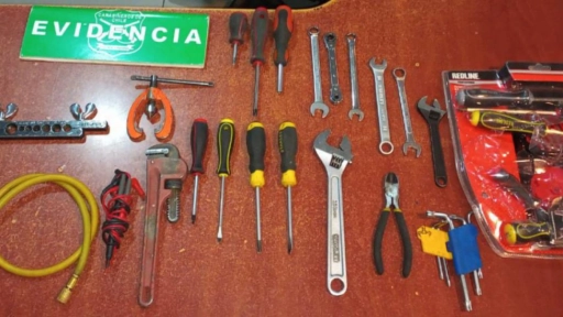 Los Ángeles: Recuperan herramientas sustraídas desde una vivienda en Las Lomas de Santa María