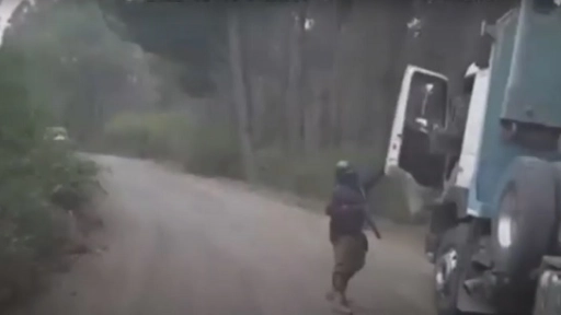 VIDEO: Registran ataque armado a trabajadores forestales en sector Trongol