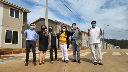Inauguran primer conjunto habitacional regular post reconstrucción en Dichato