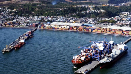 Carga movilizada por los puertos de la Región del Biobío aumentó 1,6% en febrero 