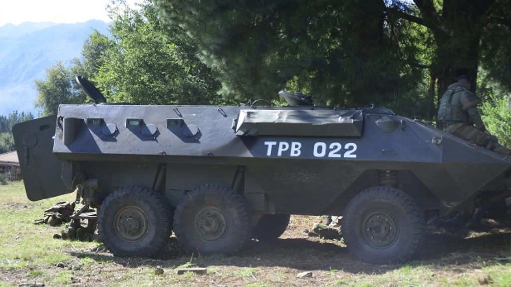 Desalojo Fundo San Miguel Alto Biobío carabineros COP Blindados (26), 