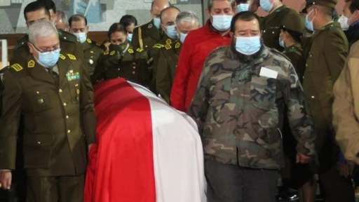 Renaico: Masivo y emotivo adiós a carabinero asesinado en Chillán