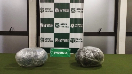 En Mulchén: Incautan 4.000 dosis de marihuana y detienen a dos personas