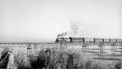 El ferrocarril de Los Angeles hacia 1910