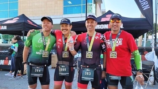 Representantes de Fullrunners de Los Ángeles participaron en Ironman de Tulsa