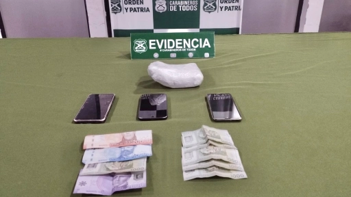 Carabineros del O.S.7 Biobío detuvo en Mulchén a tres sujetos por tráfico de drogas