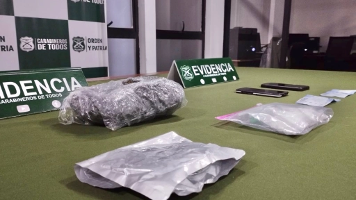 Operativo del O.S.7 Biobío en Mulchén dejó un detenido por tráfico de drogas