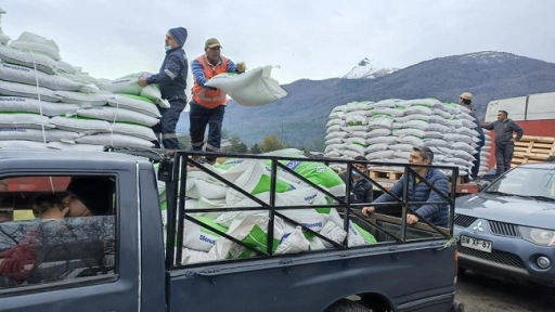 Antuco: Comienza entrega de alimentación animal para agricultores afectados por nevazones
