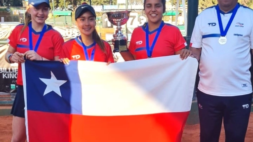 Tenista angelina logró junto al equipo chileno clasificar a cita mundialista