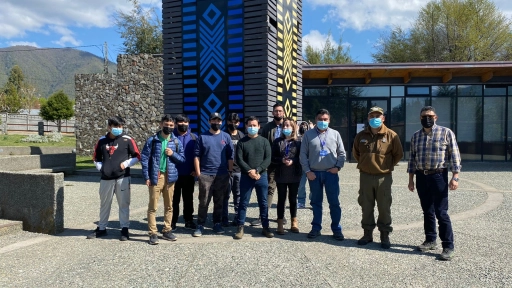 Alto Biobío: Estudiantes de Los Álamos realizaron visita pedagógica a Central Hidroeléctrica