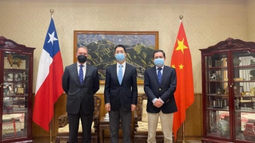 Se reúnen con Embajador de la República Popular China en Chile