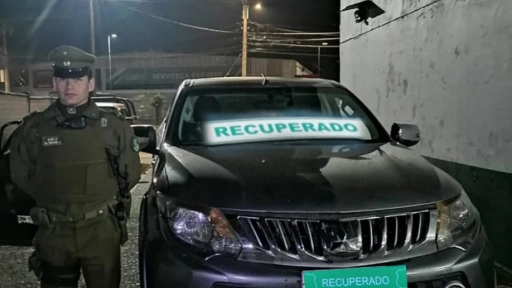 Recuperan vehículo 103 robado en encerrona en Santiago