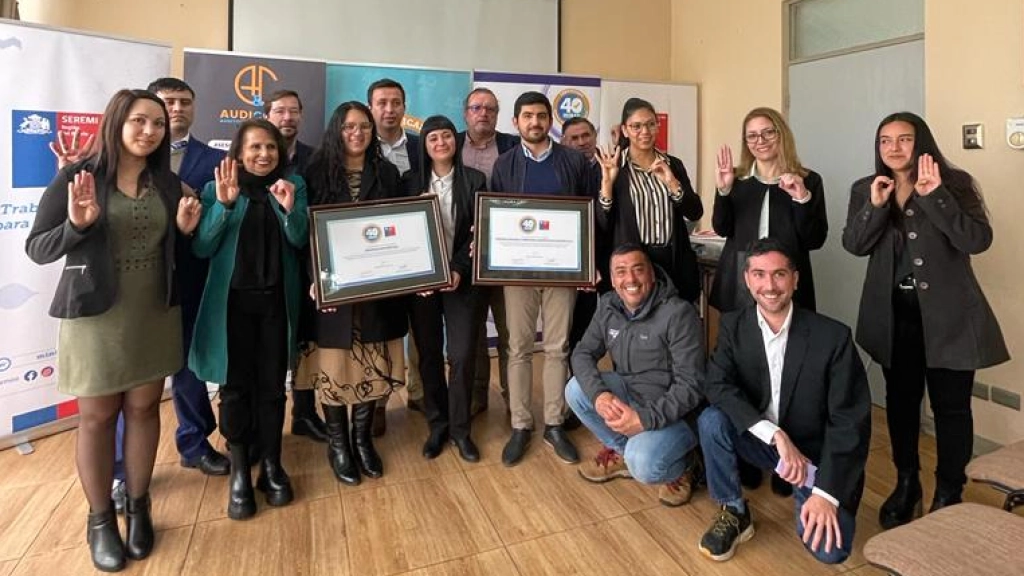 , Dos empresas de contabilidad y auditoría recibieron el sello 40 horas en la provincia del Biobío. / Foto enviada desde la Delegación Presidencial Provincial de Biobío. 