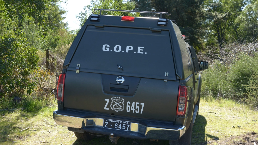GOPE (2), A las labores de persecución se sumaron Carabineros del Grupo de Operaciones Especiales GOPE, de la Patrulla Dron y contingente de apoyo de la región de La Araucanía. 