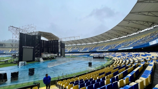 Concepción: Realizan fiscalización a estadio Ester Roa previo al concierto de Don Omar