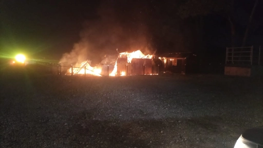 Desconocidos incendiaron dos cabañas en Lanalhue