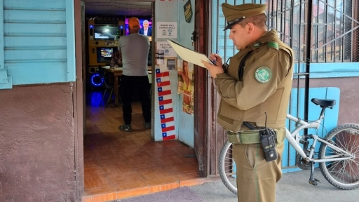 Ronda impacto en Mulchén dejó nueve detenidos y mas de 180 controles policiales
