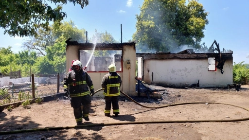 Incendio consumió una vivienda en sector de Santa Fe