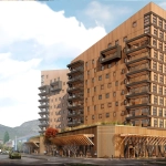 foto 1 edificio tamango, Tamango es el nombre del primer proyecto edificación con madera y se ubicará en Coyhaique.