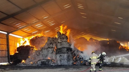 Antuco: Incendio consumió galpón de fundo Santa Cristina en sector Rucue