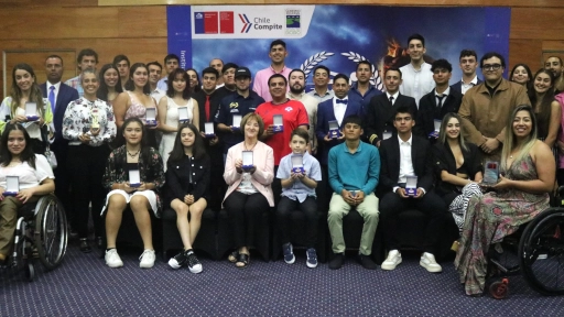 La región del Biobío premió a sus deportistas destacados del 2022