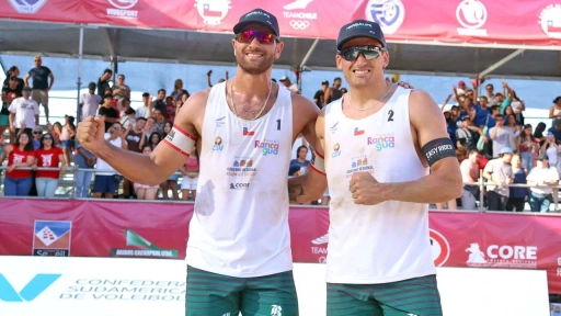 Primos Grimalt festejaron en el arranque del circuito sudamericano de vóleibol playa