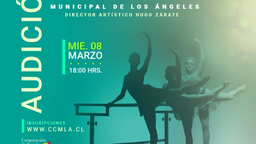 Convocan a audición para ser parte del Ballet Municipal de Los Ángeles