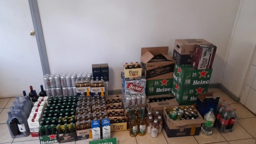 En San Carlos Purén: Allanamiento descubre venta clandestina de alcohol y plantas de marihuana