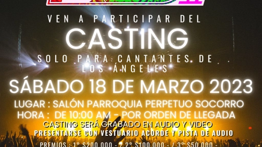 Festival La Voz de Los Ángeles abre convocatoria para casting de participantes