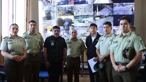 Inician televigilancia de manera continua con la policía en Mulchén