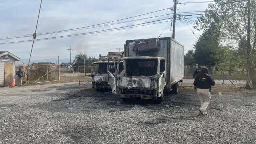 Dos ataques incendiarios se registraron en comunas de Victoria y Lautaro